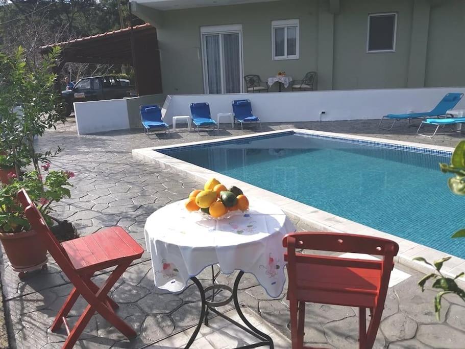 Greek Style Ground Floor Apartment & Pool Ialysos (Rhodes) Exterior foto