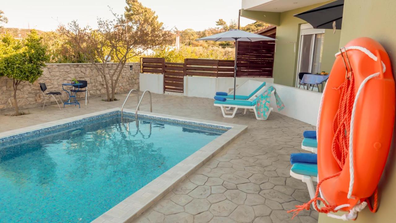 Greek Style Ground Floor Apartment & Pool Ialysos (Rhodes) Exterior foto
