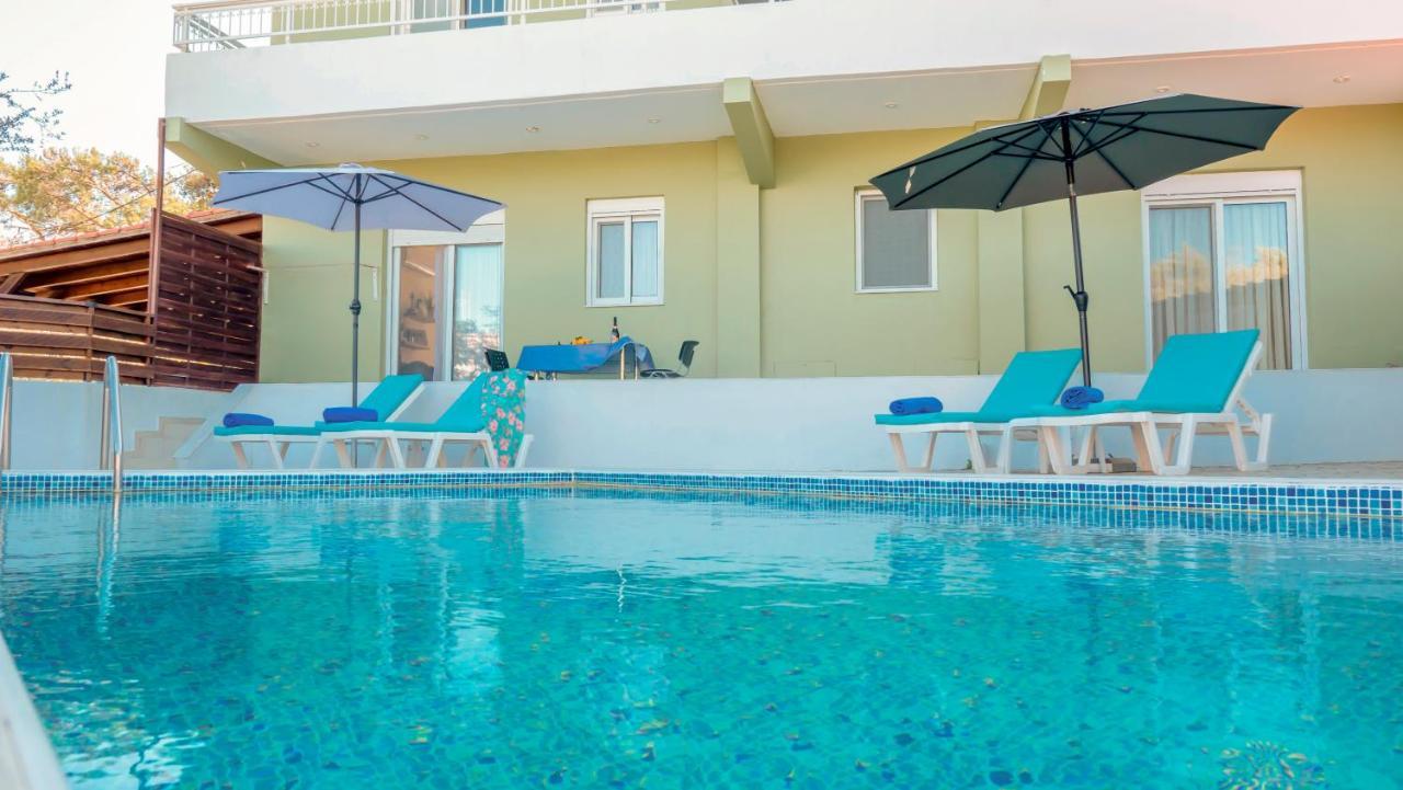 Greek Style Ground Floor Apartment & Pool Ialysos (Rhodes) Exterior foto